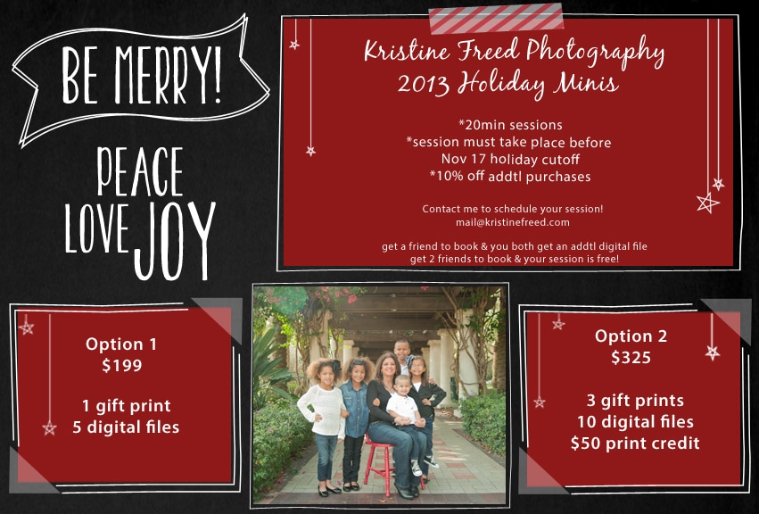 2013 Holiday Mini Sessions | Tampa Family Holiday Photographer