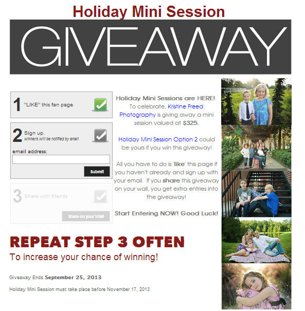 Tampa Holiday Photographer | Holiday Mini Session Giveaway WINNER