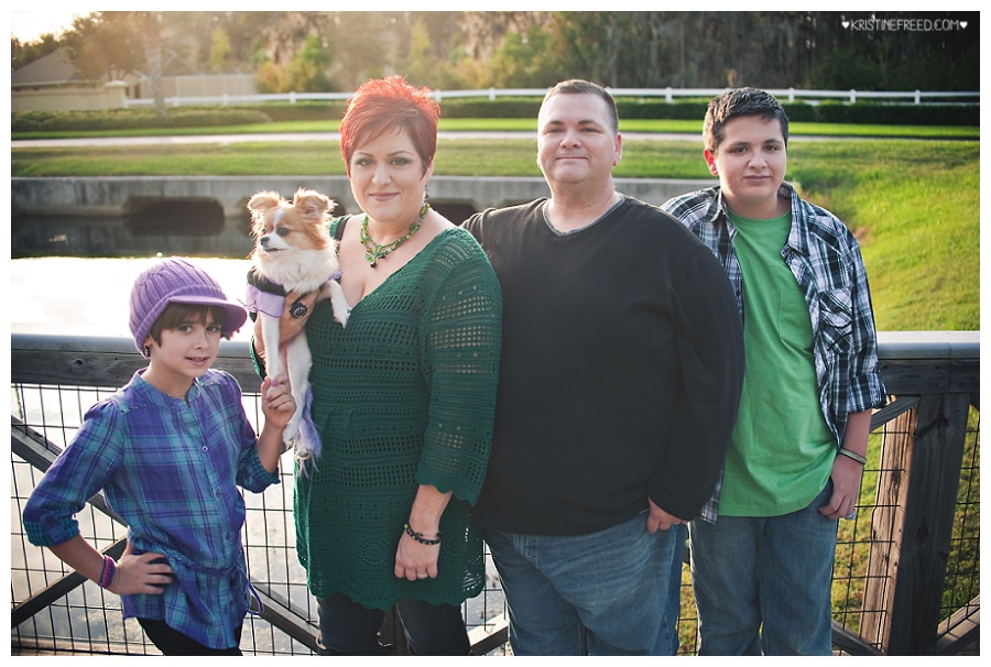 Holiday Mini Session Land O Lakes | R Family