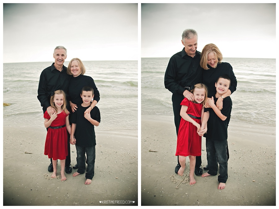 Holiday Mini Session Longboat Key | H Family