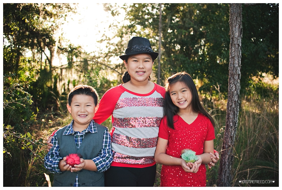 Sibling Holiday Mini Session Wesley Chapel
