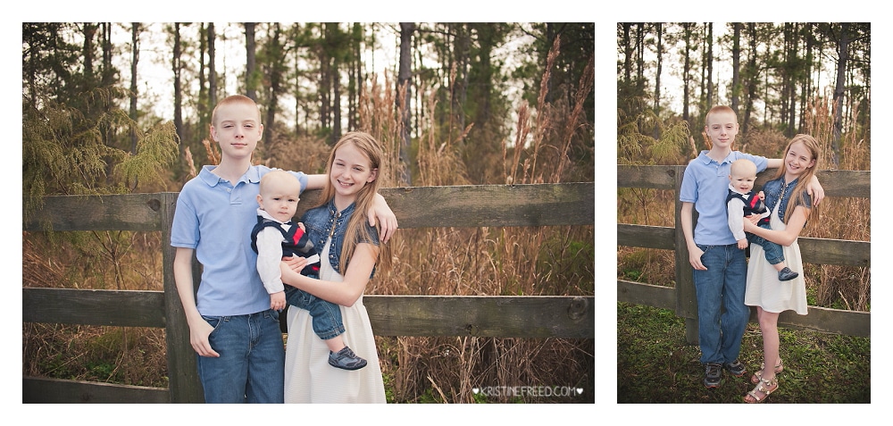 Cypress Creek Preserve Children Holiday Mini Session | C Siblings