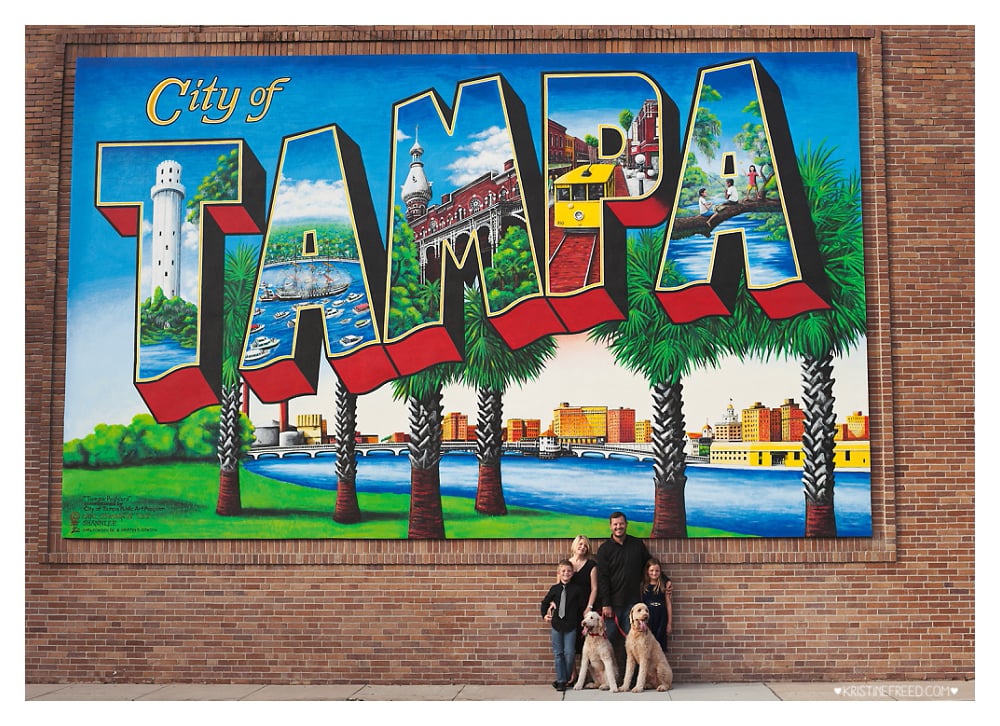 Downtown Tampa Family Holiday Mini Session | W Family