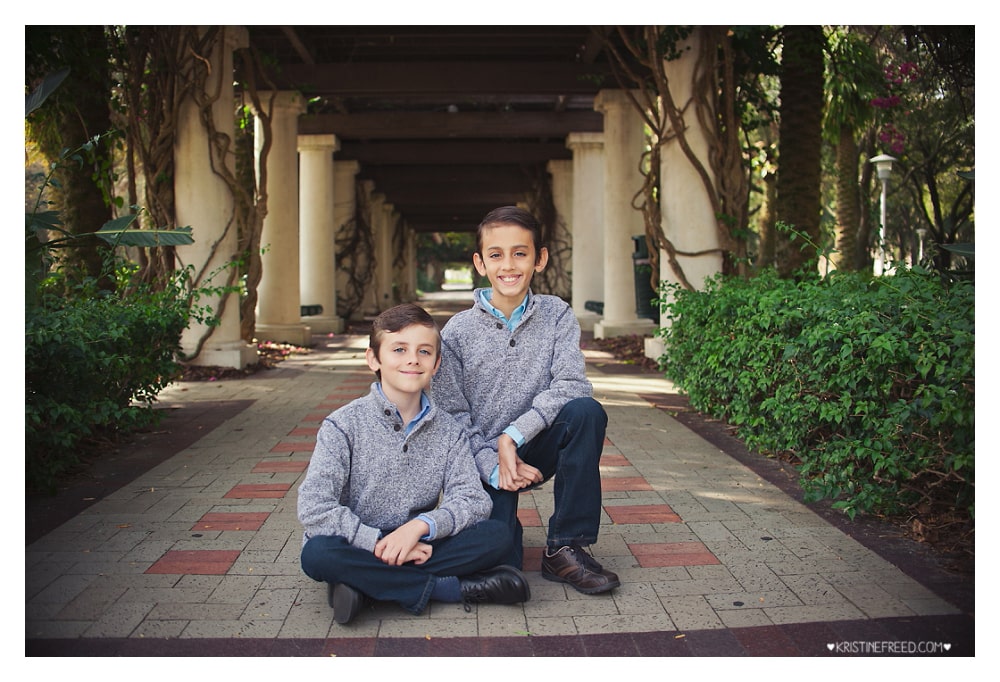 USF Brothers Holiday Mini Session | M Brothers