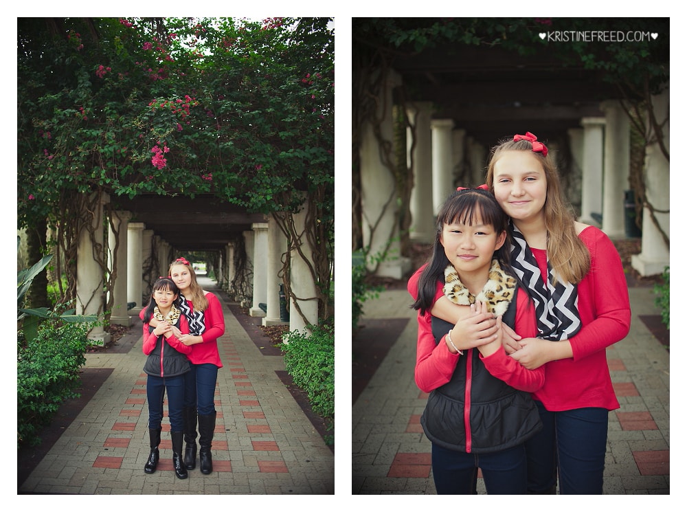 USF Sisters Holiday Mini Session | M Sisters