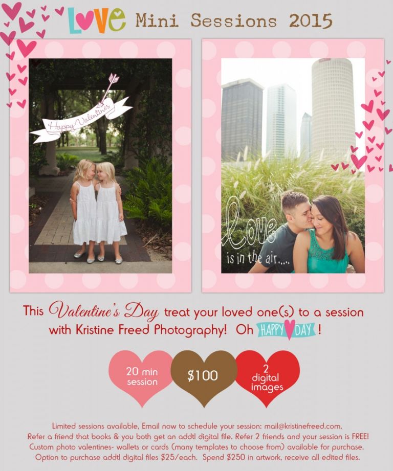 Valentine Mini Sessions Tampa