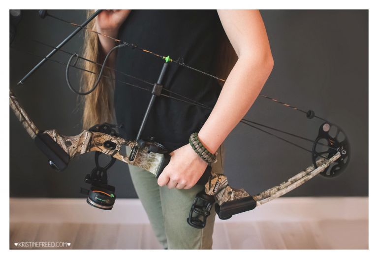 studio pictures of tween girl with bow and arrow, Who I Am Project, Kristine Freed Photography