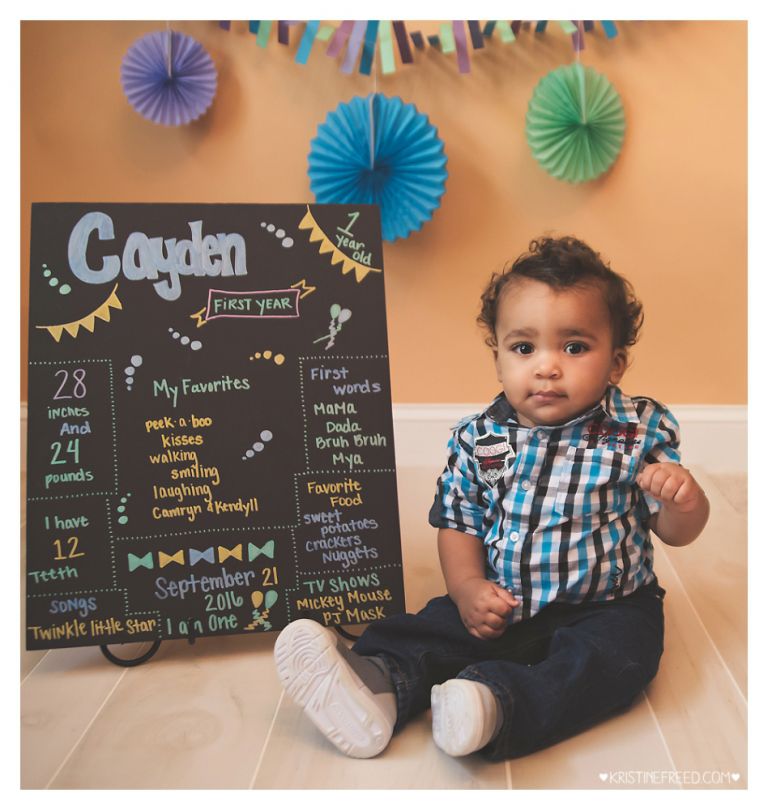 Tampa first birthday photo session, Kristine Freed Photography