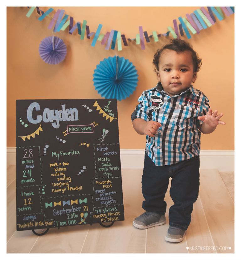 Tampa first birthday photo session, Kristine Freed Photography