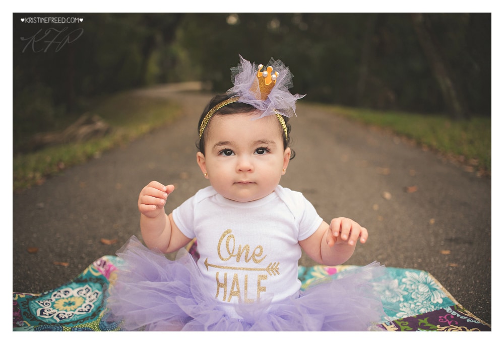 Tampa Baby Six Month Photos | Happy HALF Birthday