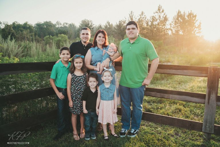 Tampa Outdoor Family Portraits, Kristine Freed Photography