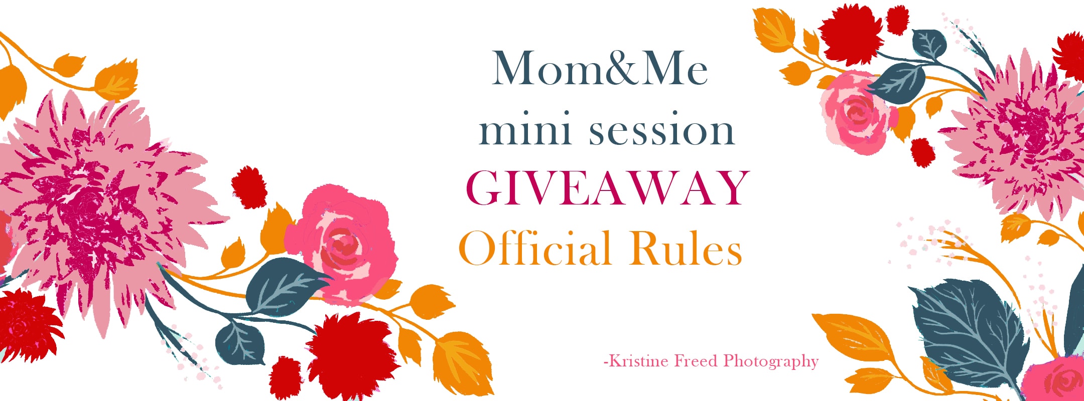 Mom and Me mini session | GIVEAWAY Official Rules