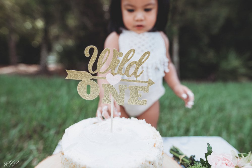 Wesley Chapel One Year Old Cake Smash | Rest of Your Life to be Proper