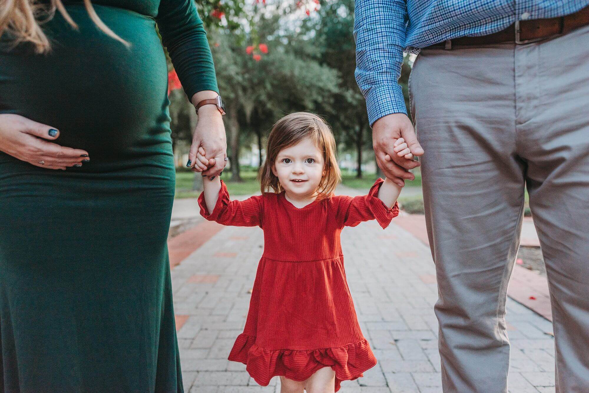 Family Maternity Photos | Promoted to Big Sister