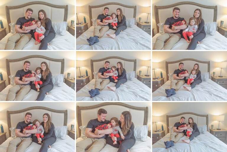 lutz in-home newborn photos