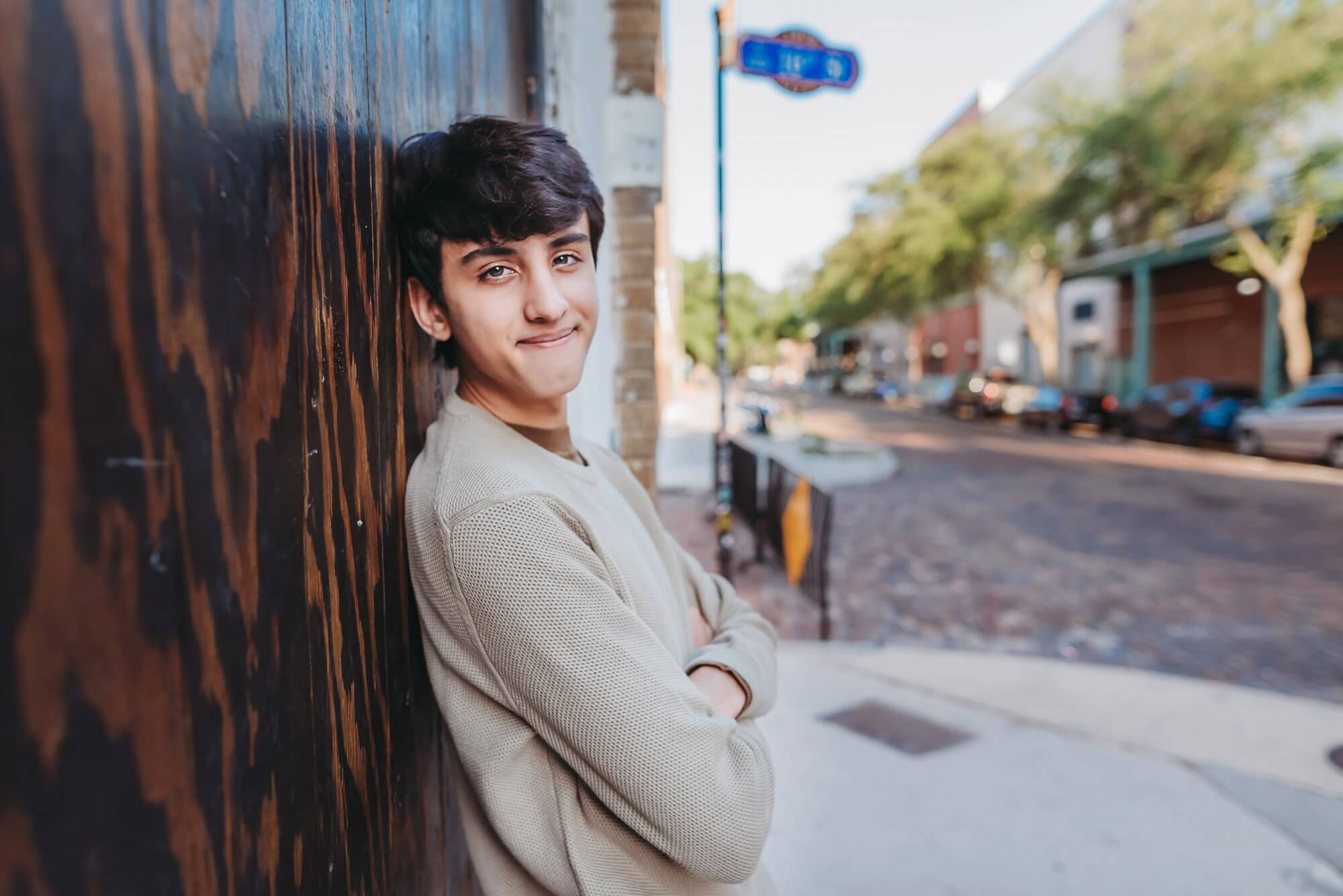 Urban High School Senior Pics | Begins at the End