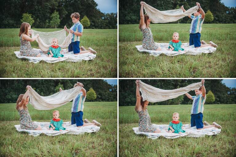 playing with cousins