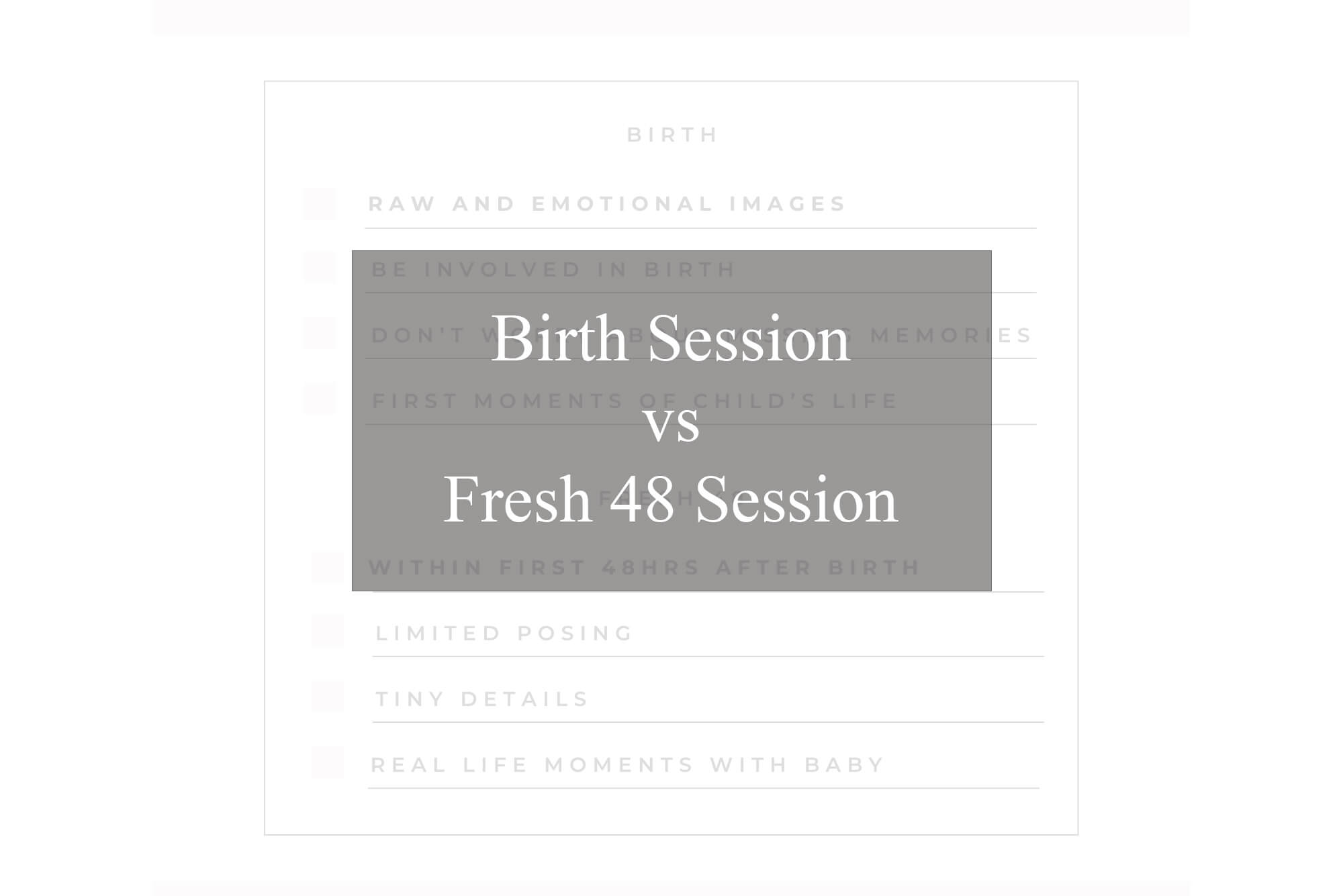 Birth Photography vs Fresh 48 Session: A Guide for Expecting Mothers